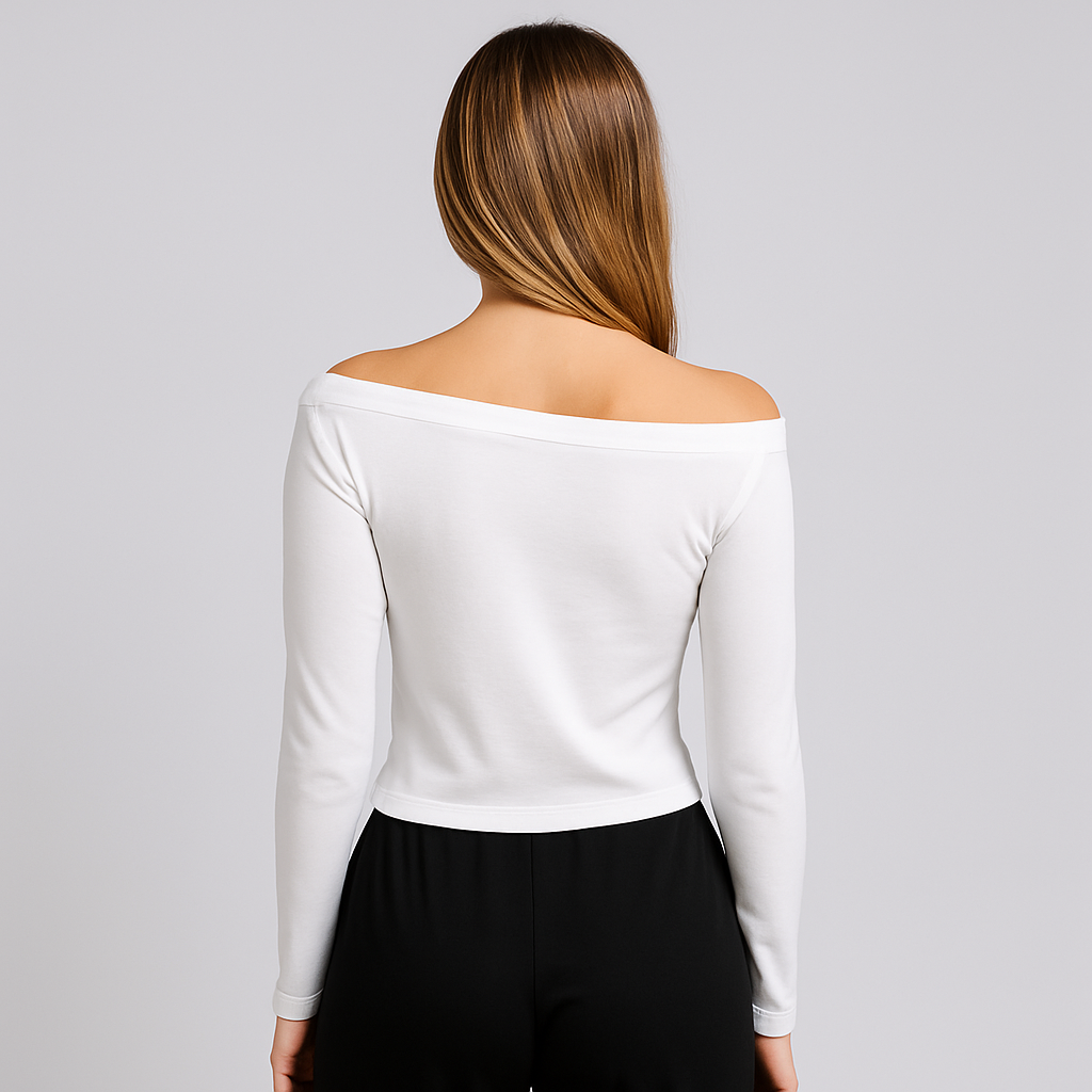 Straight shoulder length sleeves