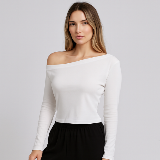 Straight shoulder length sleeves