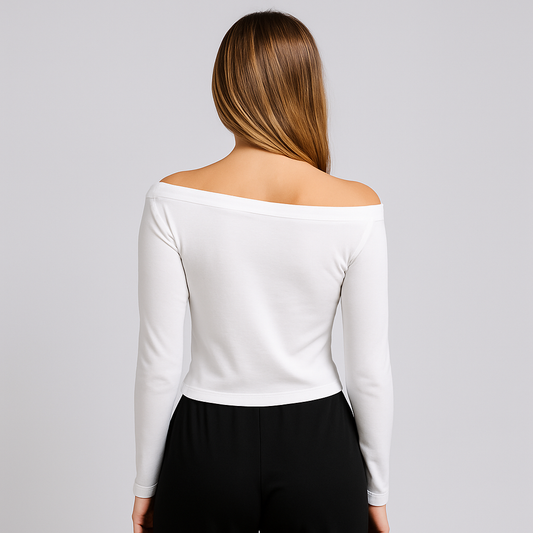 Straight shoulder length sleeves