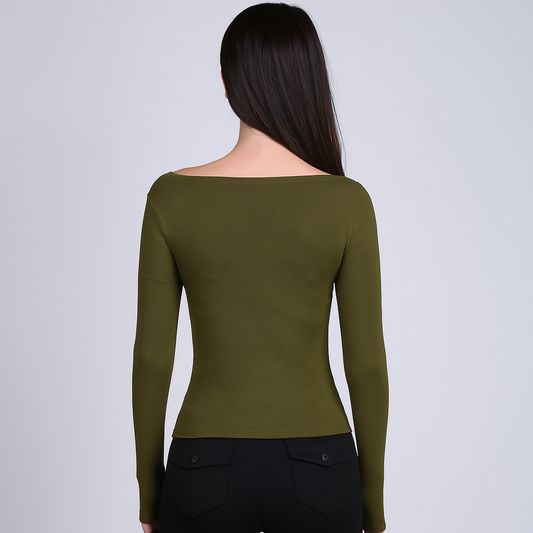 Straight shoulder length sleeves